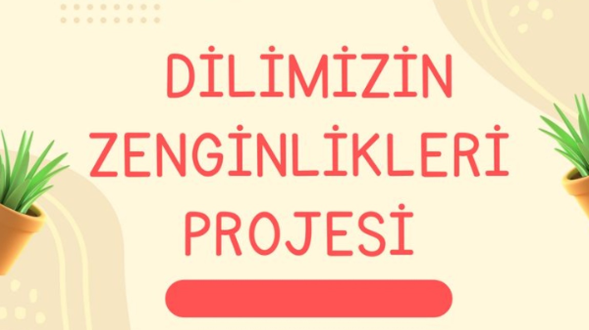 DİLİMİZİN ZENGİNLİKLERİ PROJESİ 